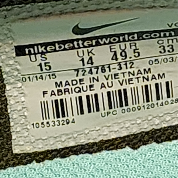 NIKE shoes for big men size 15 - Picture 2 of 5